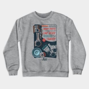 Many Parts, One Body Crewneck Sweatshirt